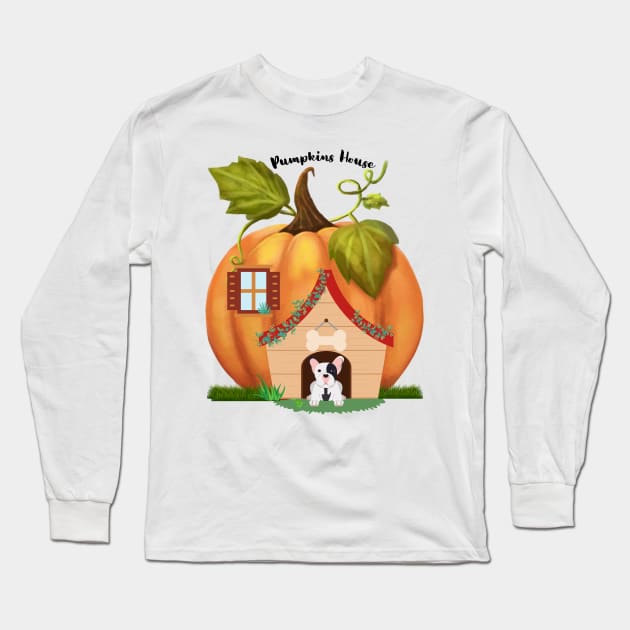 The Pumpkin House Long Sleeve T-Shirt by BeatyinChaos